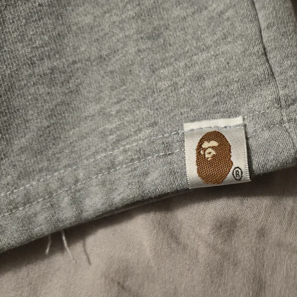 Bape Gray Shark Sweat Shorts - Picture 4 of 5